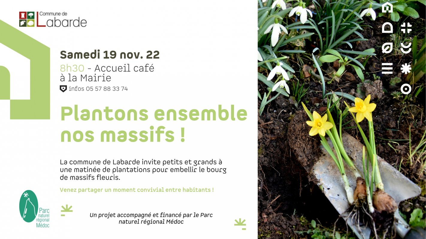 [Labarde] Plantons nos massifs !