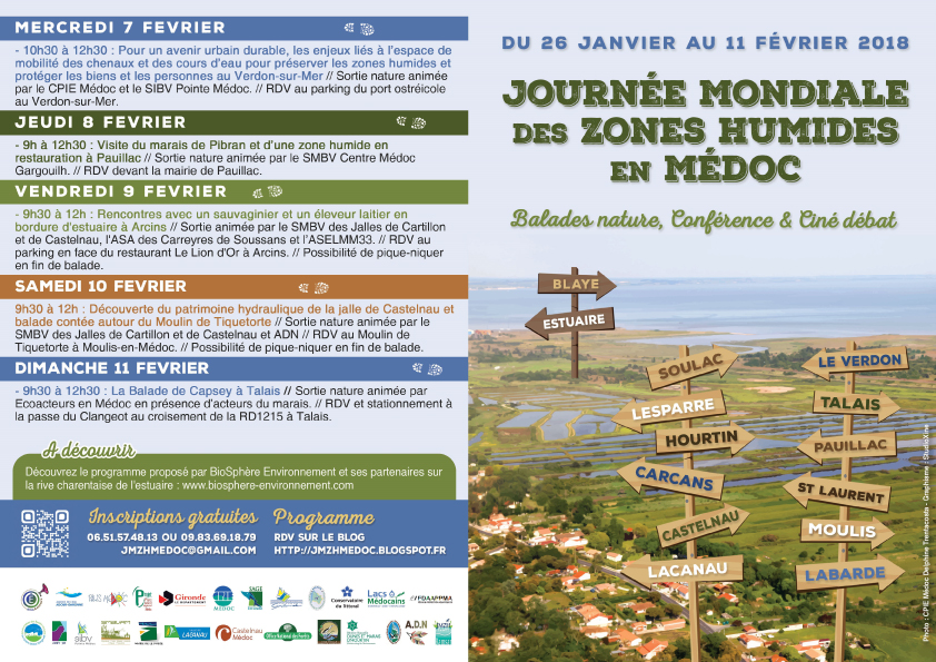 Journée mondiale des zones humides en Médoc