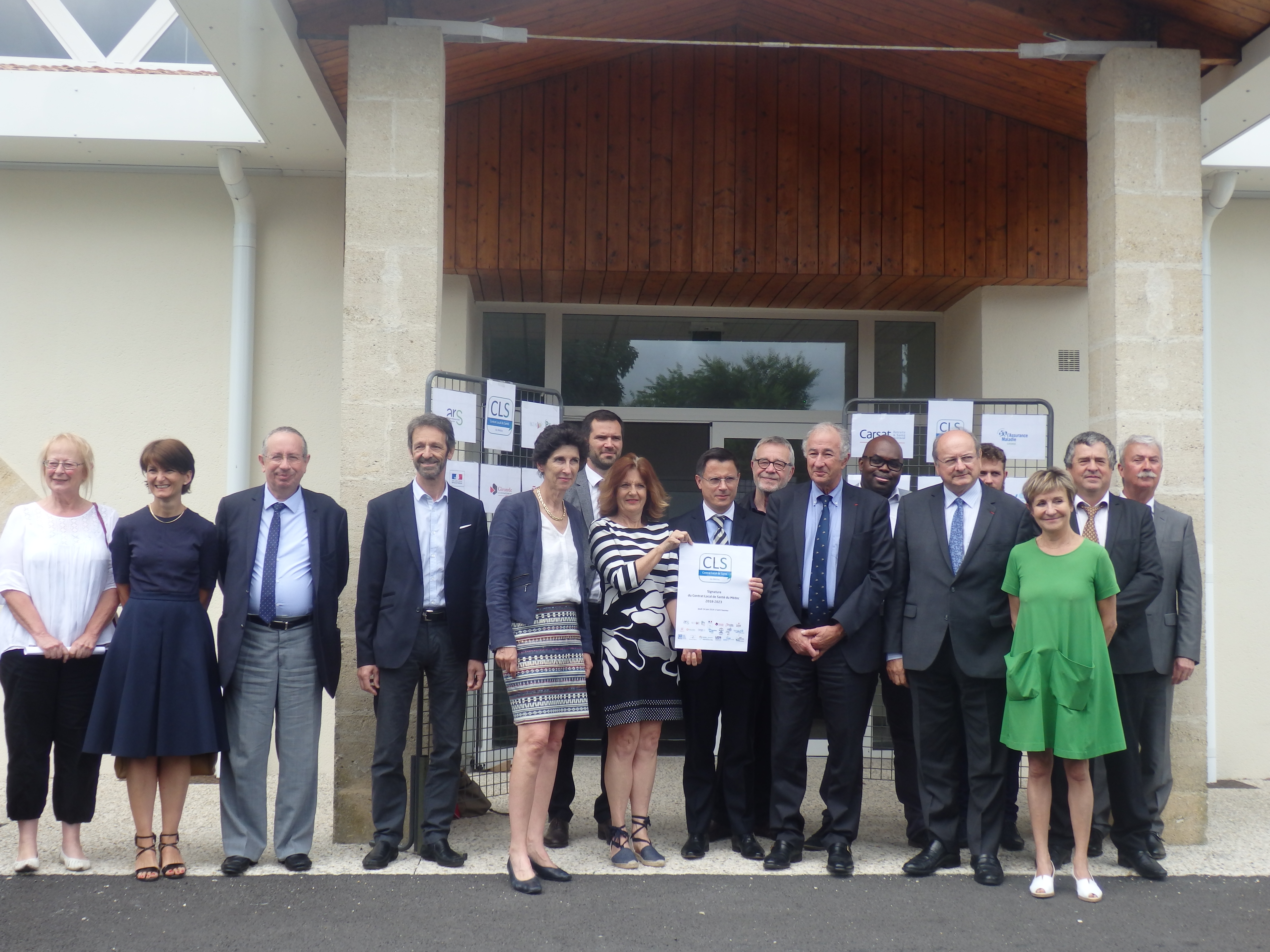 Retour en images sur la signature du deuxième Contrat Local de Santé en Médoc !