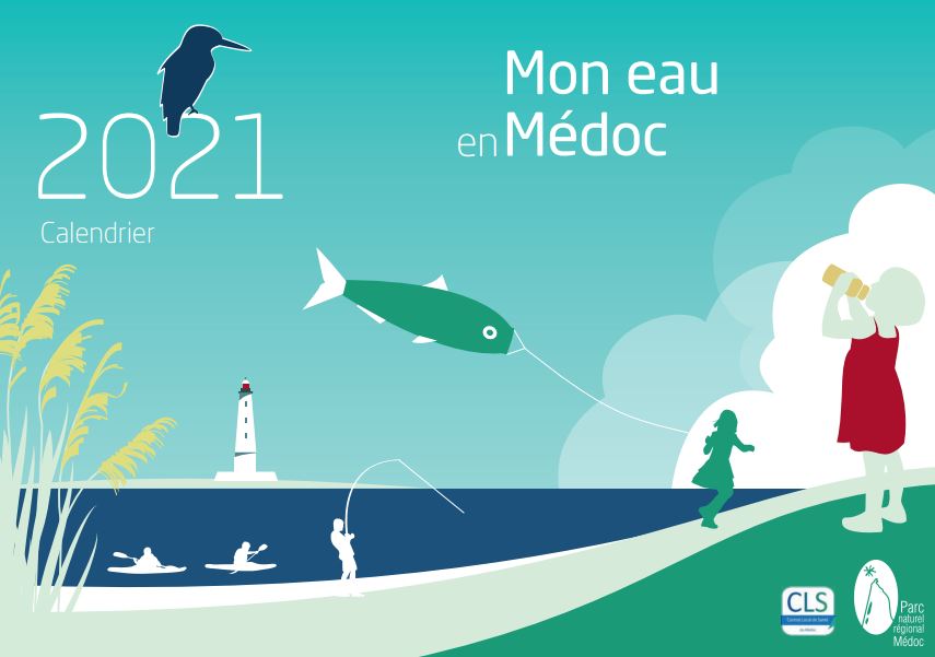 Nouveau calendrier 2021 "Mon eau en Médoc"